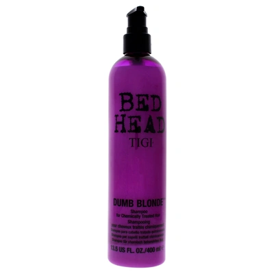 Shop Tigi Bed Head Dumb Blonde Shampoo For Unisex 13.5 oz Shampoo In Red