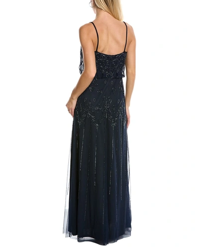 Shop Adrianna Papell Gown In Blue