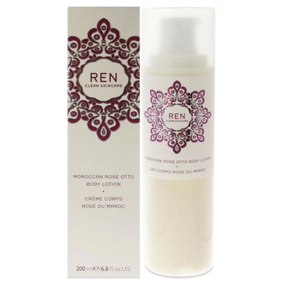 Shop Ren Moroccan Rose Otto Body Lotion By  For Unisex - 6.8 oz Lotion In Silver