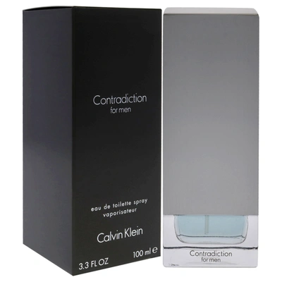 Shop Calvin Klein Contradiction By  For Men - 3.4 oz Edt Spray In Green
