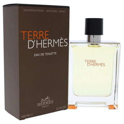 Shop Hermes Terre D By  For Men - 3.3 oz Edt Spray In Orange