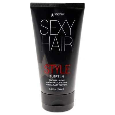 Shop Sexy Hair Slept In Texture Creme For Unisex 5.1 oz Creme In Black