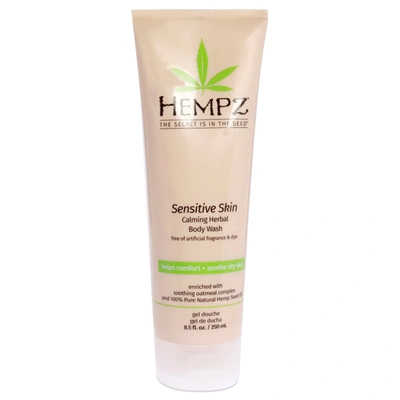 Shop Hempz Sensitive Skin Herbal Body Wash For Unisex 8.5 oz Body Wash In Beige