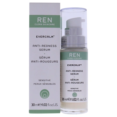 Shop Ren Evercalm Anti-redness Serum By  For Unisex - 1.02 oz Serum In Silver