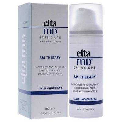 Shop Eltamd Am Therapy Facial Moisturizer By  For Unisex - 1.7 oz Moisturizer In Silver
