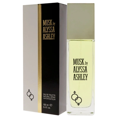 Shop Alyssa Ashley Musk By  For Women - 3.4 oz Edt Spray In Pink