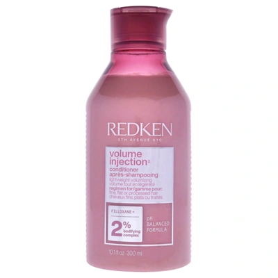 Shop Redken Volume Injection Conditioner-np For Unisex 10.1 oz Conditioner In Silver