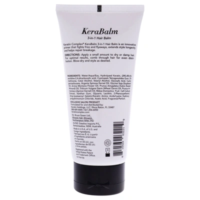 Shop Keratin Complex Kerabalm 3-in-1 Hair Balm By  For Unisex - 1.7 oz Balm In Silver