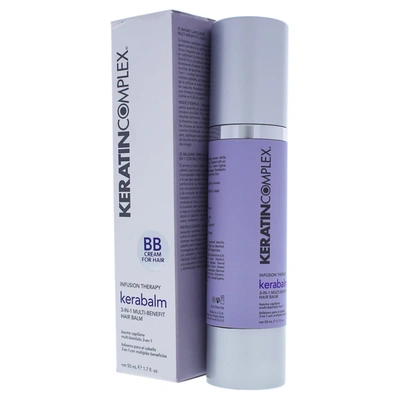 Shop Keratin Complex Kerabalm 3-in-1 Hair Balm By  For Unisex - 1.7 oz Balm In Silver