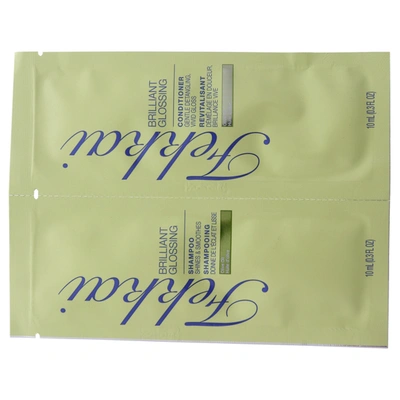 Shop Frederic Fekkai Brilliant Glossing Shampoo Conditioner Duo By  For Unisex - 2 X 0.3 oz Shampoo, Condi In Yellow