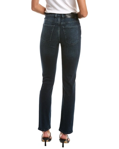 7 For All Mankind High Rise Easy Slim Straight Jeans In Blue