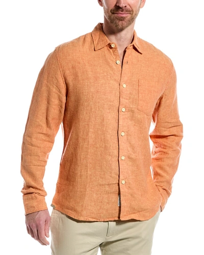 Grayers St. Tropez Linen Shirt In Orange | ModeSens