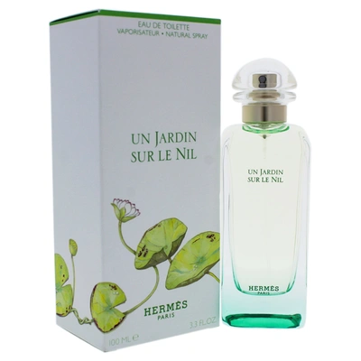 Shop Hermes Un Jardin Sur Le Nil By  For Unisex - 3.3 oz Edt Spray In Green