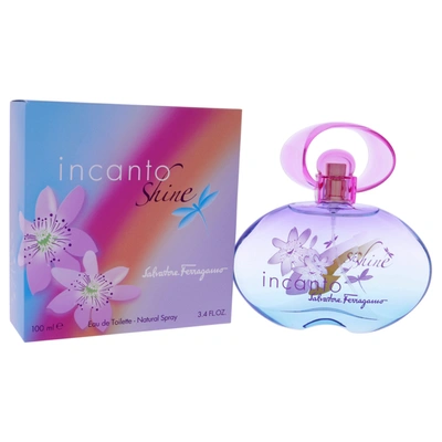 Shop Ferragamo Incanto Shine By Salvatore  For Women - 3.4 oz Edt Spray In Pink