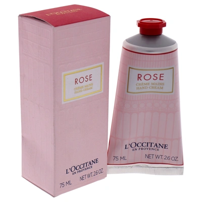 Shop L'occitane Rose Hand Cream For Unisex 2.6 oz Cream In Silver