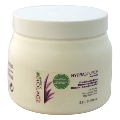 Shop Matrix Biolage Hydrasource Conditioning Balm For Dry Hair For Unisex 16.9 oz Balm In Silver