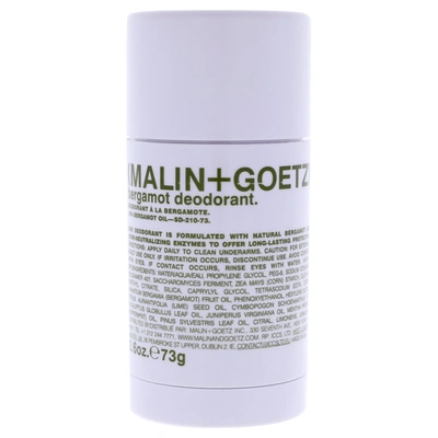 Shop Malin + Goetz Bergamot Deodorant Stick For Unisex 2.6 oz Deodorant Stick In Silver