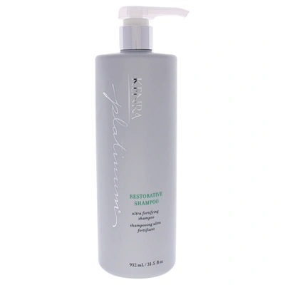 Shop Kenra Platinum Restorative Shampoo For Unisex 31.5 oz Shampoo In Silver