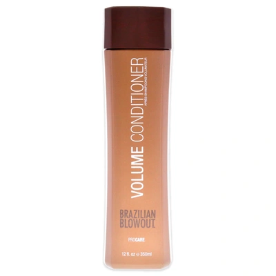 Shop Brazilian Blowout Volume Conditioner By  For Unisex - 12 oz Conditioner In Gold