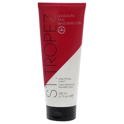 Shop St Tropez Gradual Tan Watermelon Infusion Lotion For Unisex 6.7 oz Body Lotion In Red