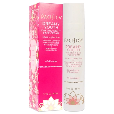 Shop Pacifica Dreamy Youth Day And Night Face Cream For Unisex 1.7 oz Cream In Red