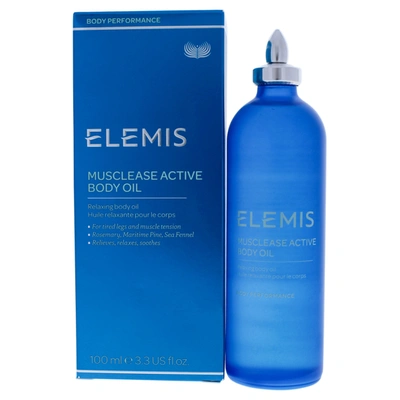 Shop Elemis Musclease Active Body Oil By  For Unisex - 3.3 oz Body Oil In Blue