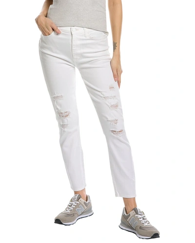 7 For All Mankind Clean White High Waist Ankle Skinny Jean In White