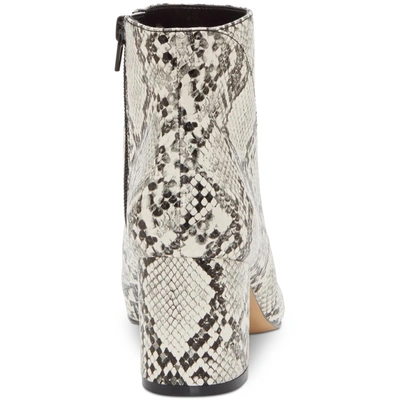 Inc Floriannp Womens Snake Print Block Heel Booties In Multi
