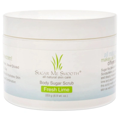 Shop Sugar Me Smooth Body Scrub - Fresh Lime For Unisex 8.9 oz Scrub In Silver