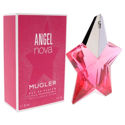 Shop Mugler Angel Nova By Thierry  For Women - 1 oz Edp Spray (refillable) In Pink