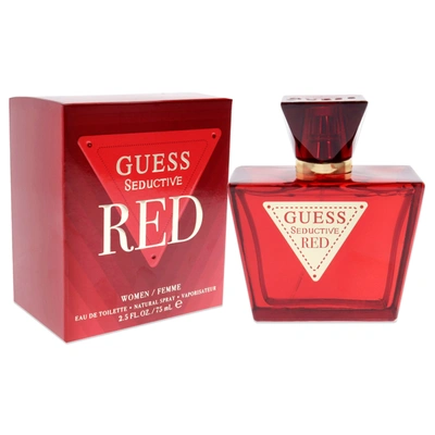 Shop Guess Seductive Red For Women 2.5 oz Edt Spray In Pink