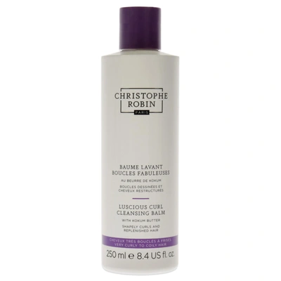 Shop Christophe Robin Luscious Curl Cleansing Balm With Kokum Butter For Unisex 8.4 oz Cleanser In Silver