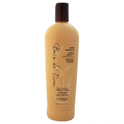 Shop Bain De Terre Sweet Almond Oil Long Healthy Conditioner For Unisex 13.5 oz Conditioner In Gold