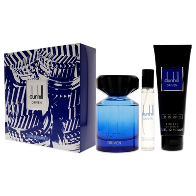 Shop Alfred Dunhill Driven Blue By  For Men - 3 Pc Gift Set 3.4oz Edt Spray, 3oz Shower Gel, 0.15ml Travel