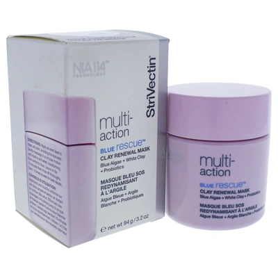 Shop Strivectin Multi-action Blue Rescue Clay Renewal Mask By  For Unisex - 3.2 oz Mask In Silver