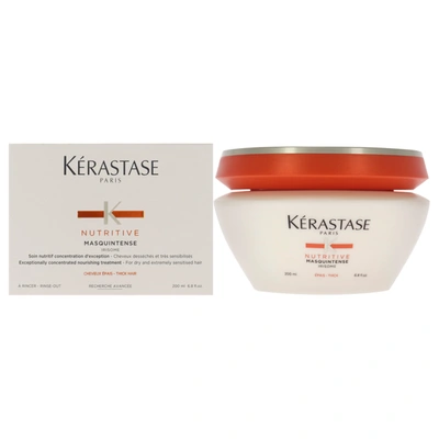 Shop Kerastase Nutritive Masquintense-thick For Unisex 6.8 oz Masque In Red