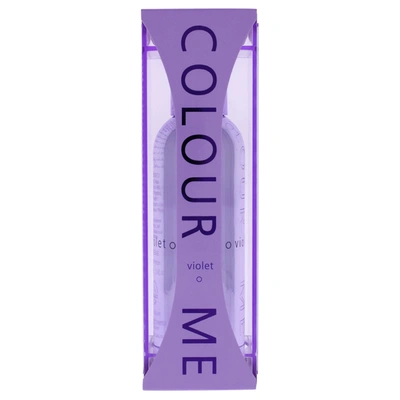 Shop Milton-lloyd Colour Me Violet By  For Women - 3.4 oz Edp Spray In Purple