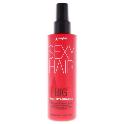 Shop Sexy Hair Big High Standards Volumizing Blow Out Spray For Unisex 6.7 oz Hair Spray In Red