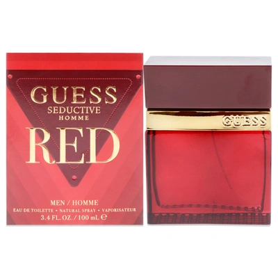 Shop Guess Seductive Red For Men 3.4 oz Edt Spray In Pink