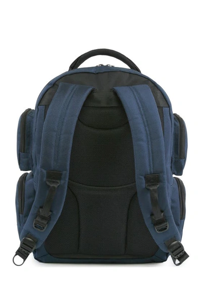 Shop Original Penguin Peterson Laptop Backpack In Navy