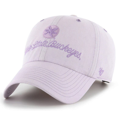 Shop 47 ' Purple Ohio State Buckeyes Haze Clean Up Adjustable Hat