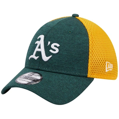 Shop New Era Green Oakland Athletics Shadow Neo 39thirty Flex Hat