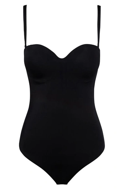 Wolford Mens  Forming Slim-fit Stretch-woven Body In Black