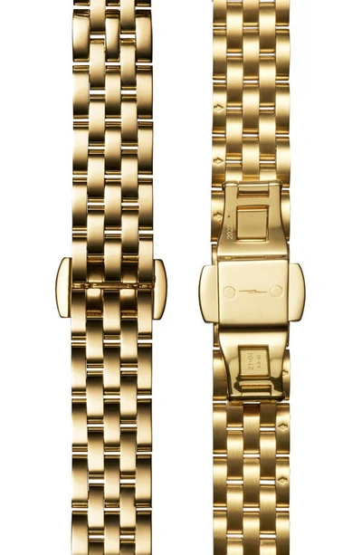 Shop Shinola Derby Bracelet Watch, 30.5mm In Gold