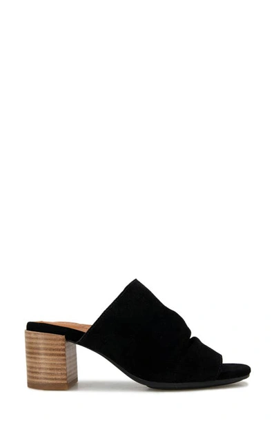Shop Gentle Souls By Kenneth Cole Chas Sandal In Black Suede