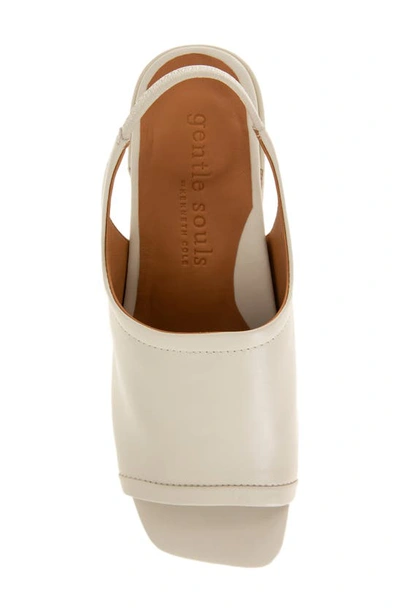 Gentle Souls By Kenneth Cole Penny Slingback Sandal In Stone