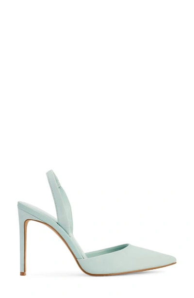 Dkny Macia Slingback Pointed Toe Pump In Sage