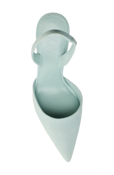 Dkny Macia Slingback Pointed Toe Pump In Sage