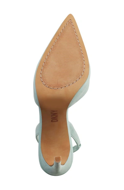 Dkny Macia Slingback Pointed Toe Pump In Sage