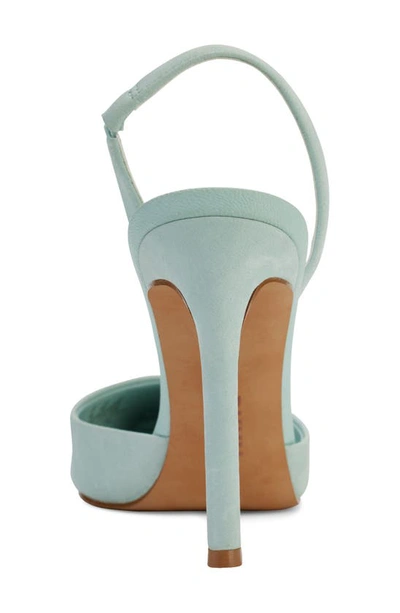 Dkny Macia Slingback Pointed Toe Pump In Sage